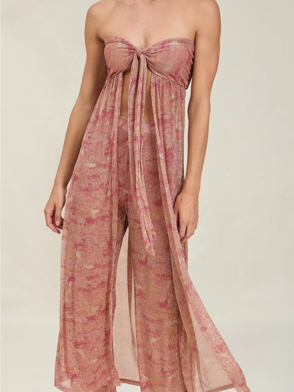 DEVON WINDSOR Strapless front tie set